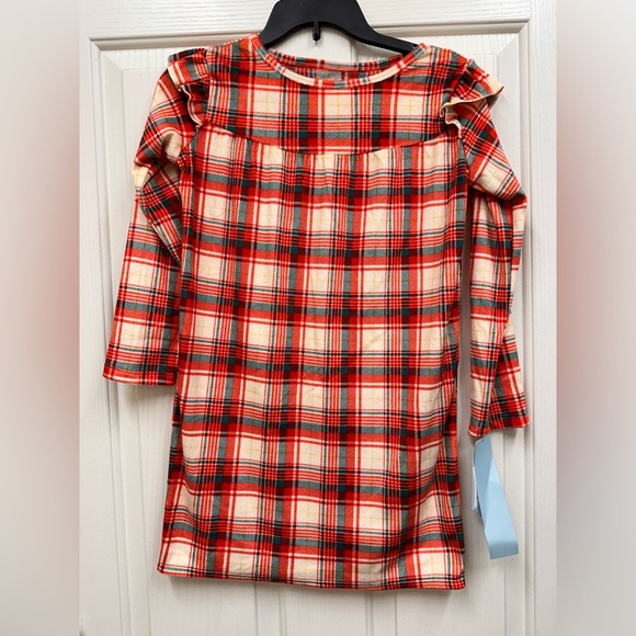 NWT Brushed Fleece plaid Christmas holiday nightgown size M (8) - Picture 1 of 7